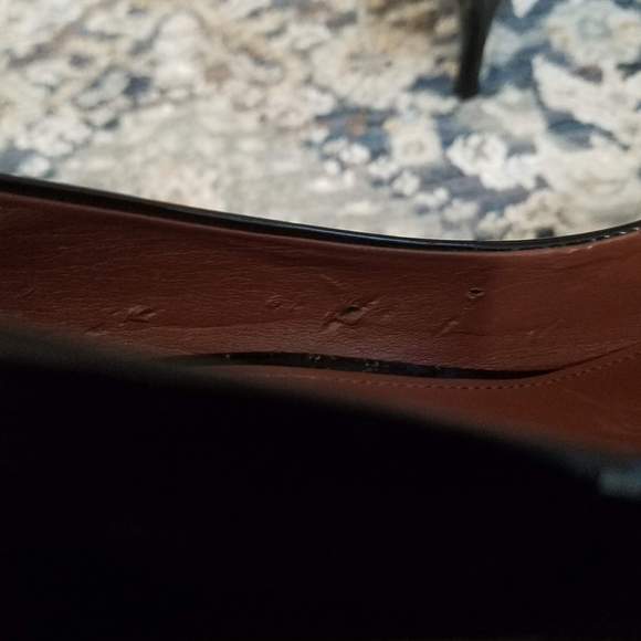 Cole Haan Black Patent Pump Heels - Picture 7 of 11